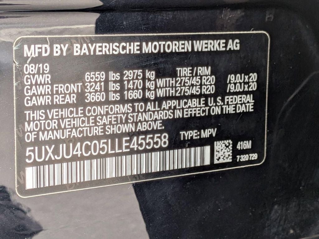 2020 BMW X5 M50i