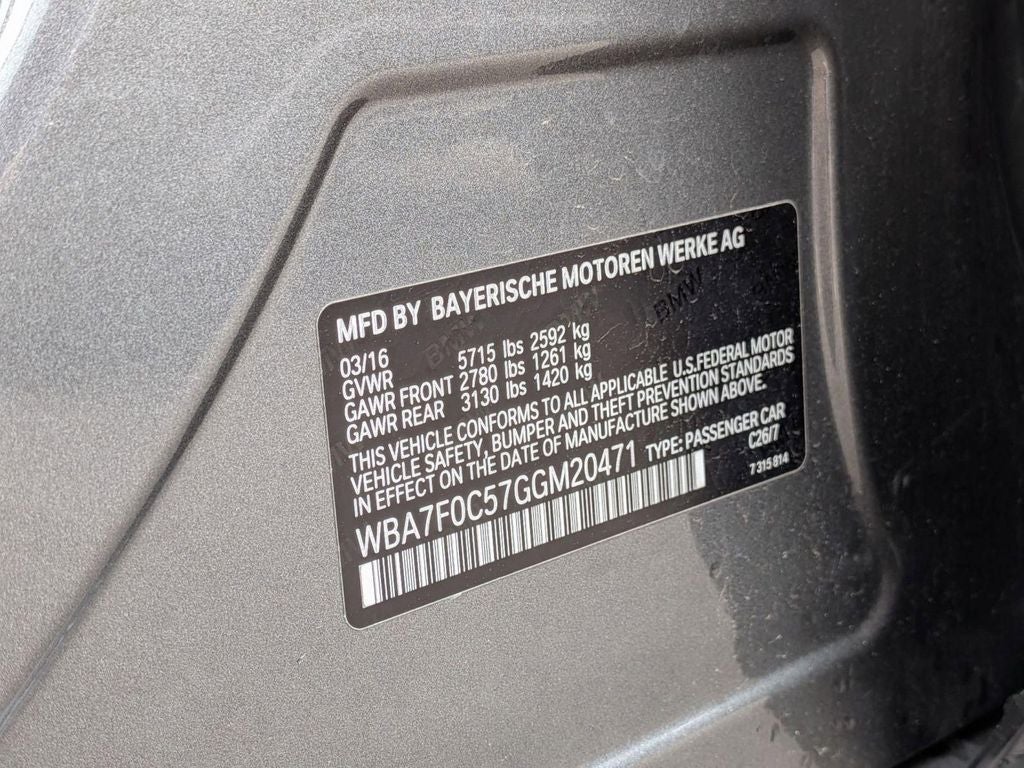 2016 BMW 7 Series 750i