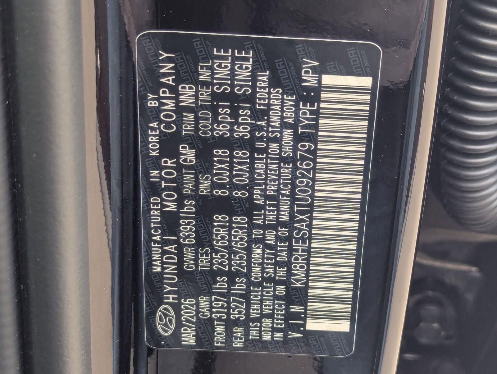 2026 Hyundai Palisade Hybrid SEL Premium 7P