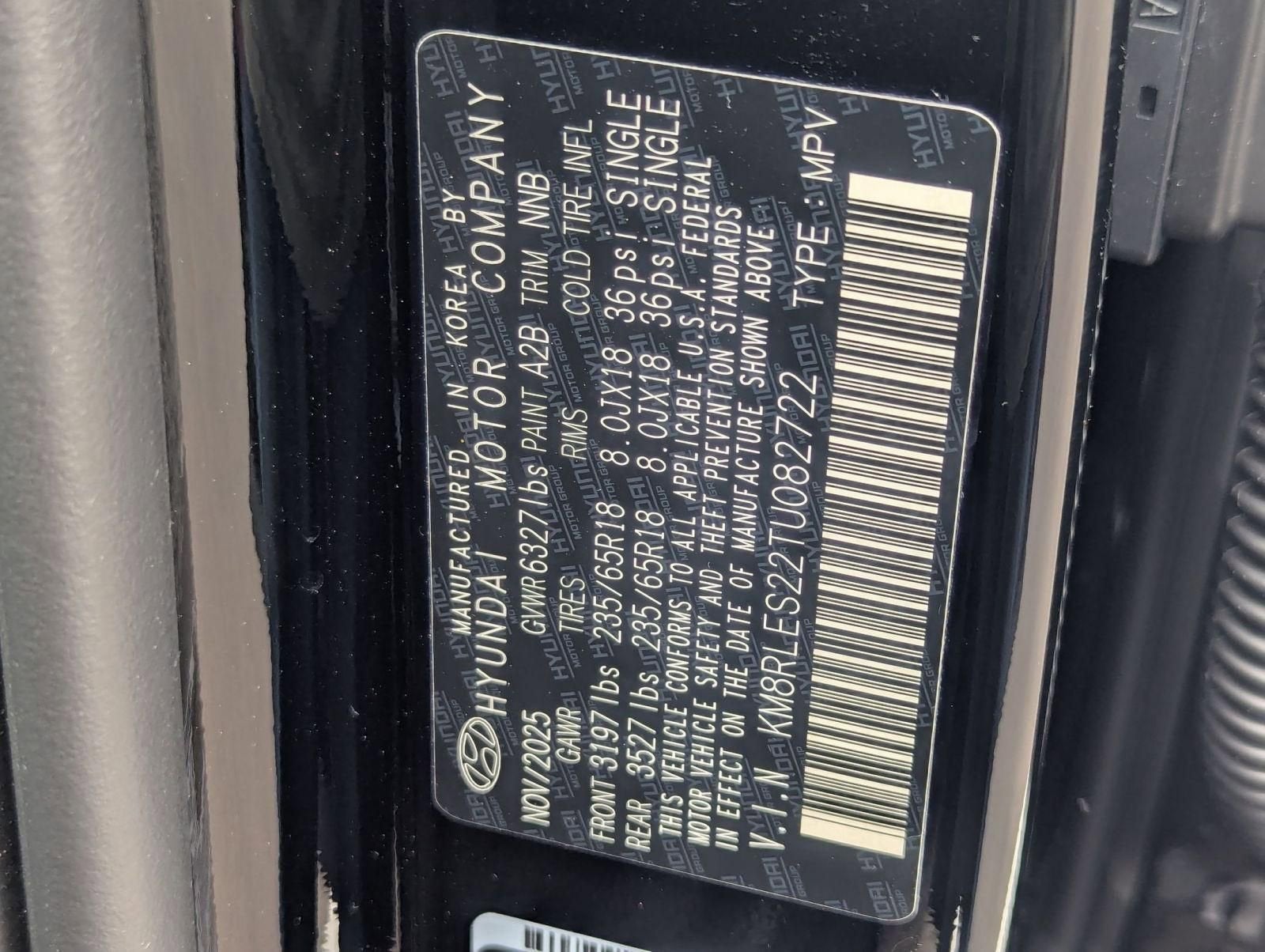 2026 Hyundai Palisade SEL 8P