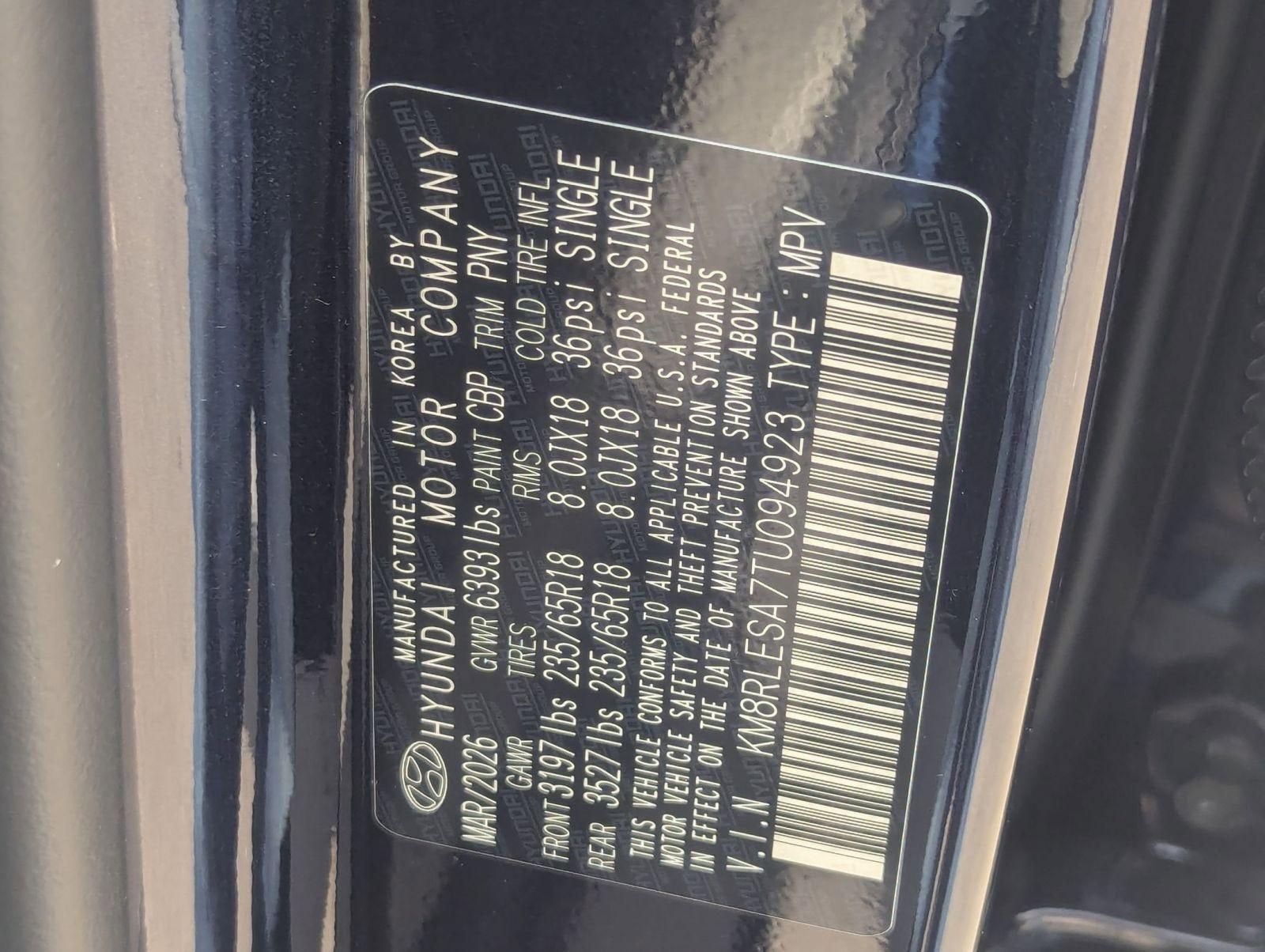 2026 Hyundai Palisade Hybrid SEL 7P