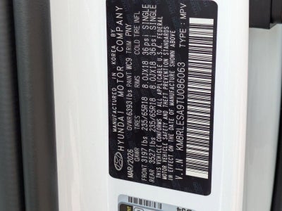 2026 Hyundai Palisade Hybrid SEL 7P
