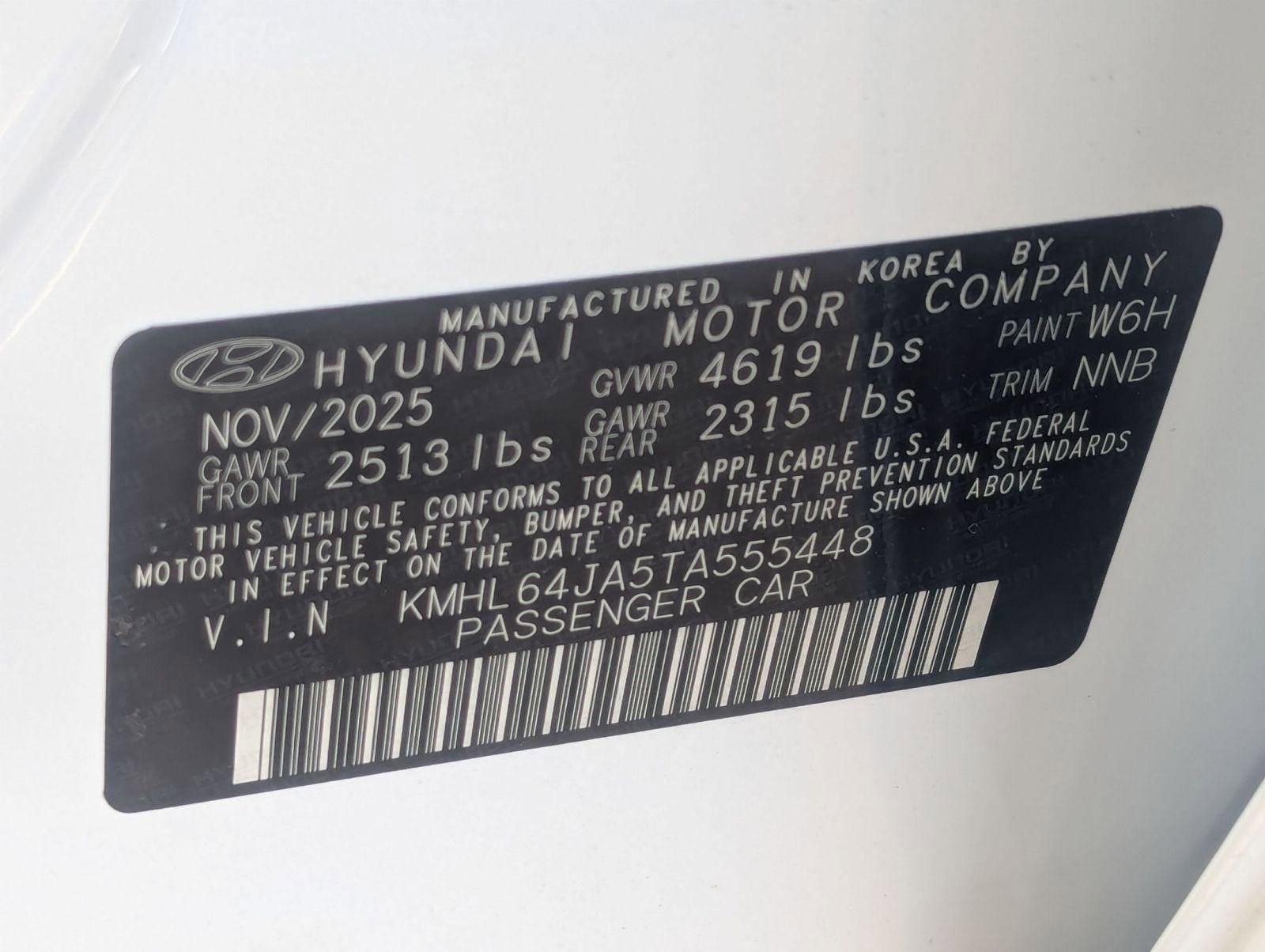 2026 Hyundai Sonata SEL Sport
